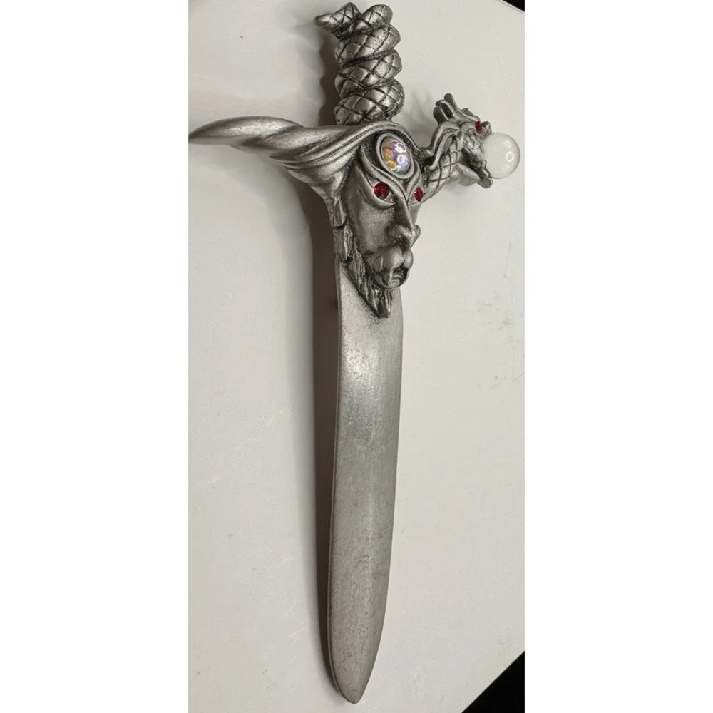 Dragon Sword Pewter Pin Medieval Gothic Vintage JJ Jonette‎ Fantasy